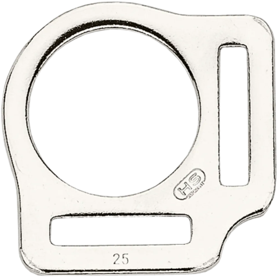 HS Sprenger Halfterring halterring vernikkeld staal 25mm