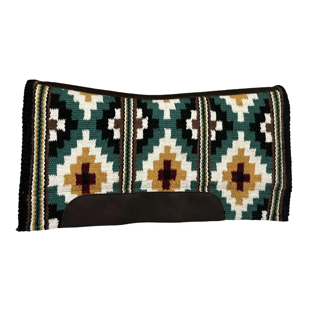 TuffRider Arch Anatomical western zadeldek Aztec 34x38 wolmix