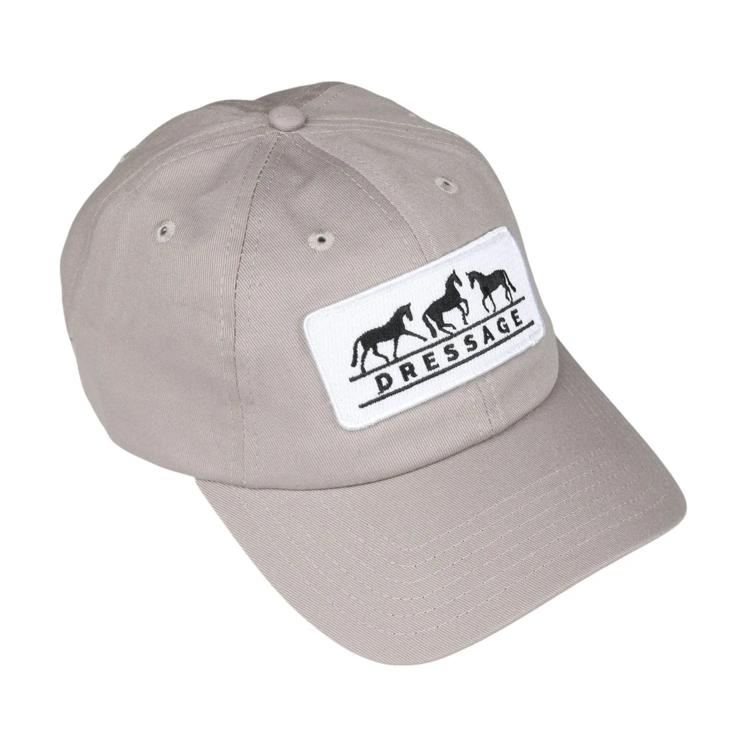 Dapplebay Dressage pet lichtgrijs one size dressuurlogo