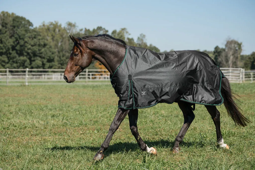 TuffRider Comfy winterdeken 200 gram zwart waterdicht