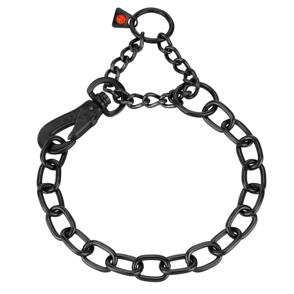 Herm Sprenger Halsketting Hond Zwart 4mm 57cm