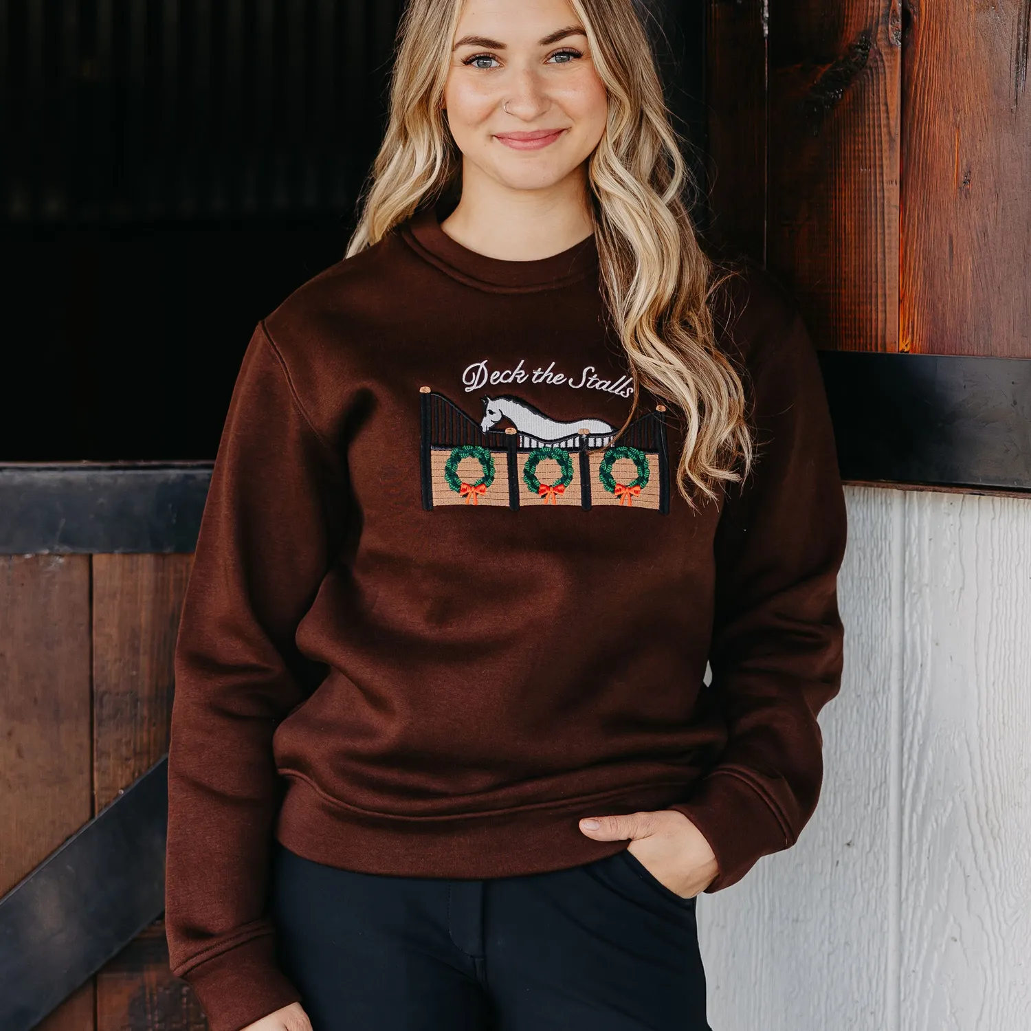 Dapplebay Deck The Stalls sweater Brown XS