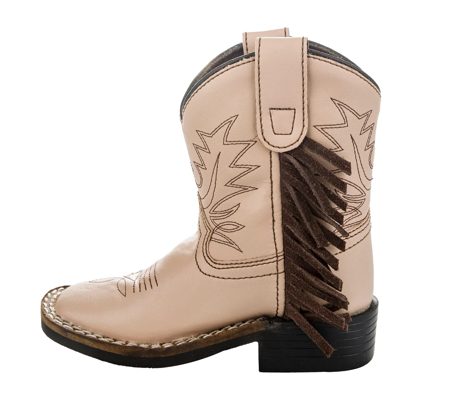 TuffRider Tan Fringe kinderlaarsjes tan western