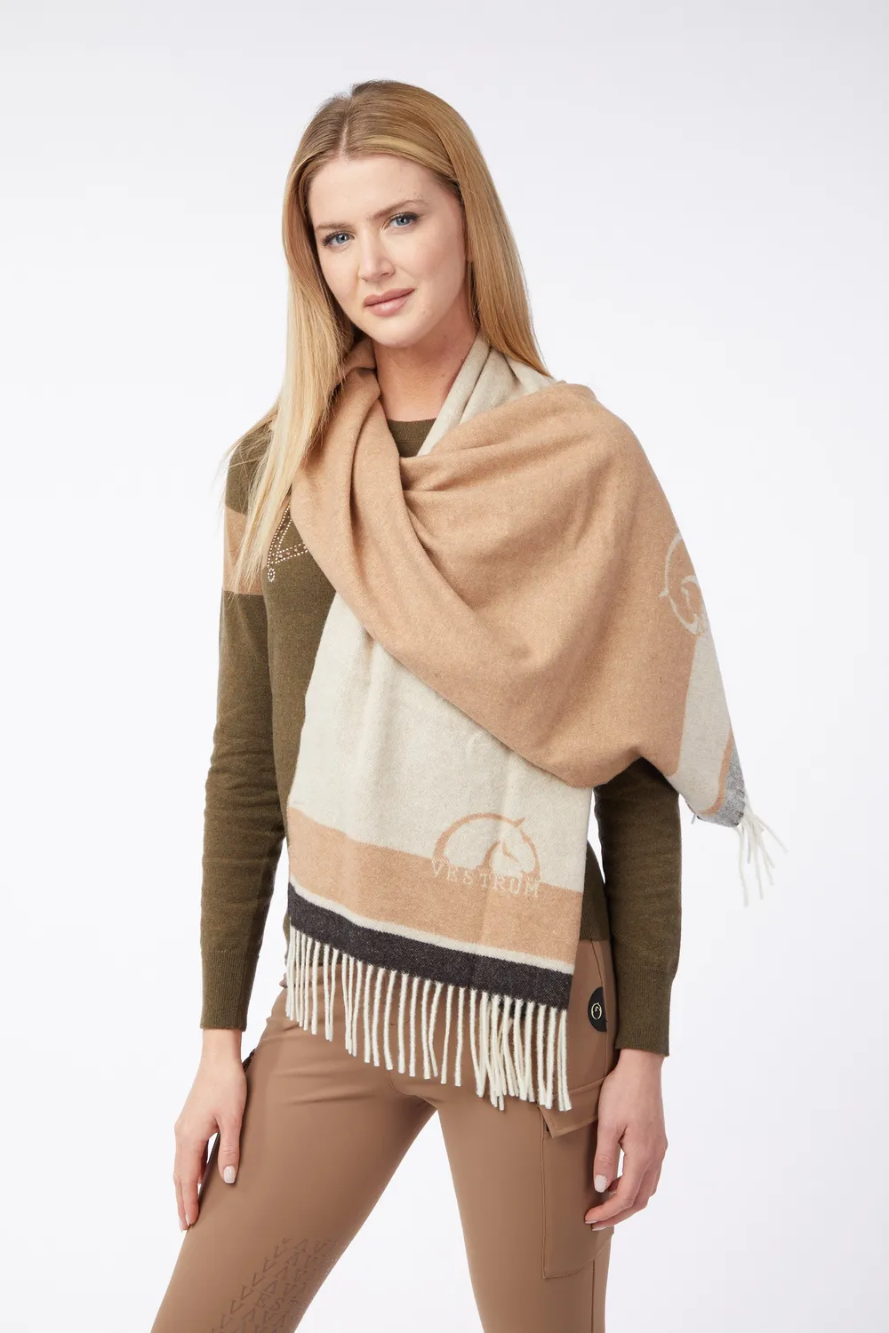 Vestrum Lahti sjaal cashmere franje