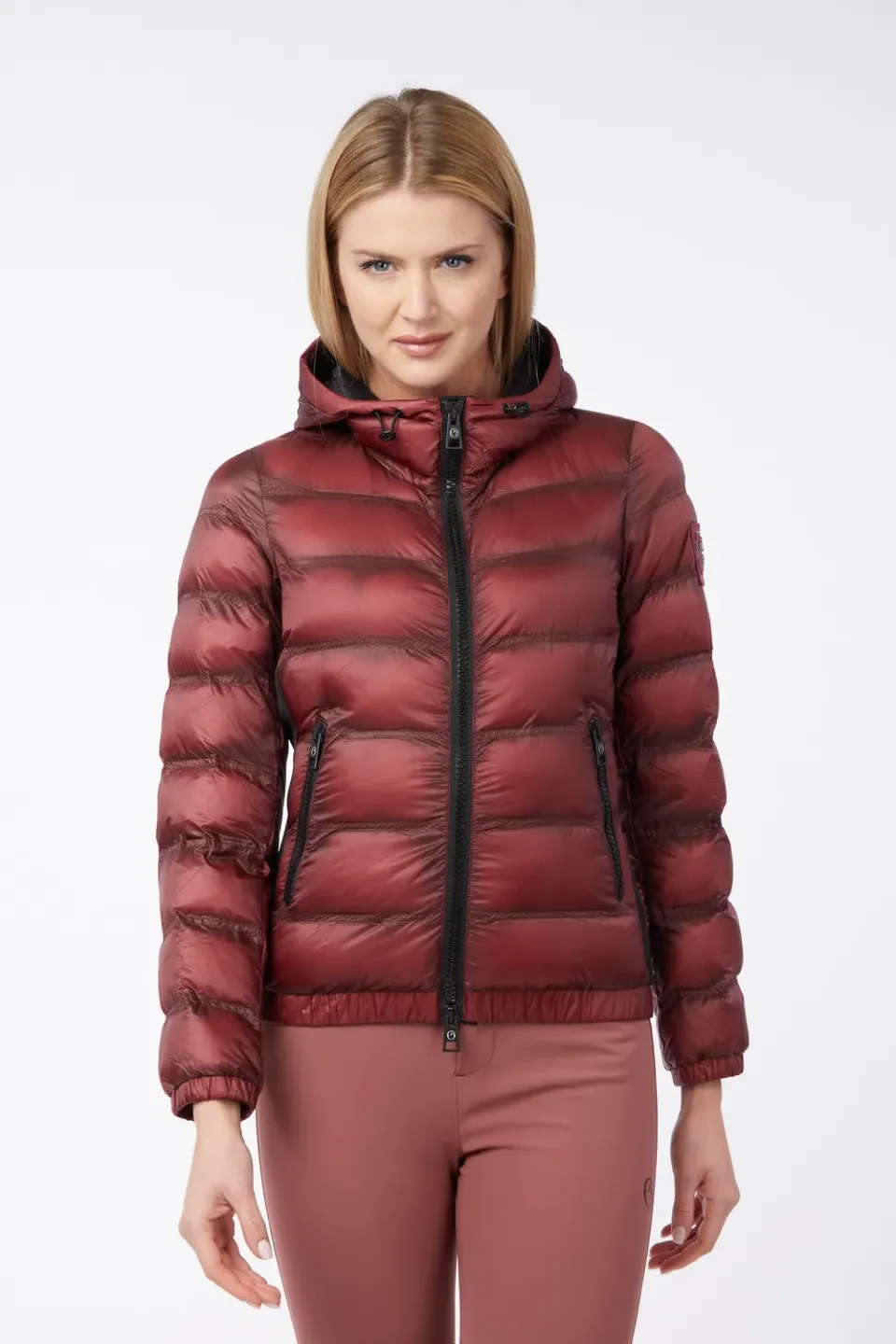 Vestrum Pusan jas dames lichtblauw waterproof gewatteerd