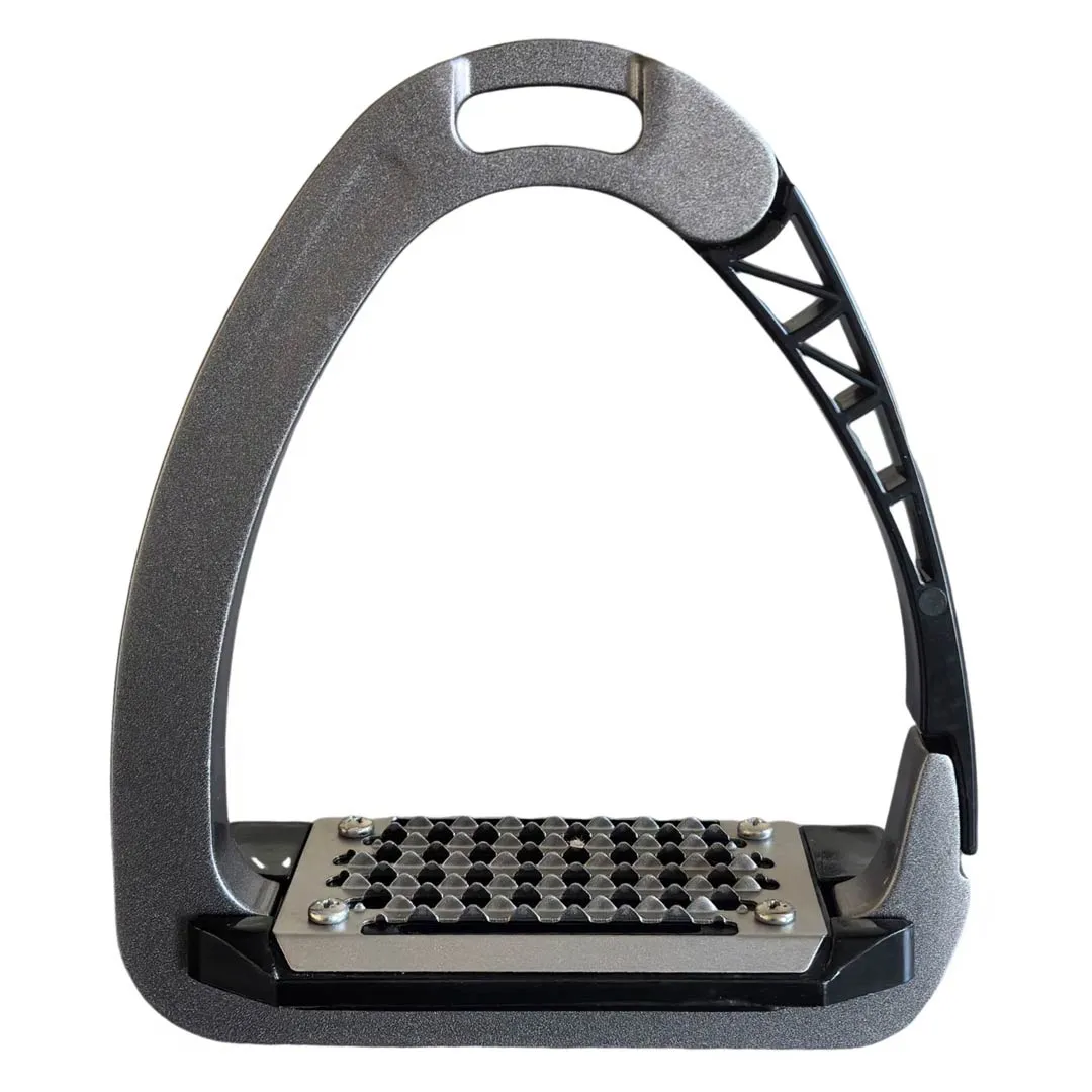 TuffRider Tech Safety Stirrups stijgbeugels zwart aluminium 11,4 cm