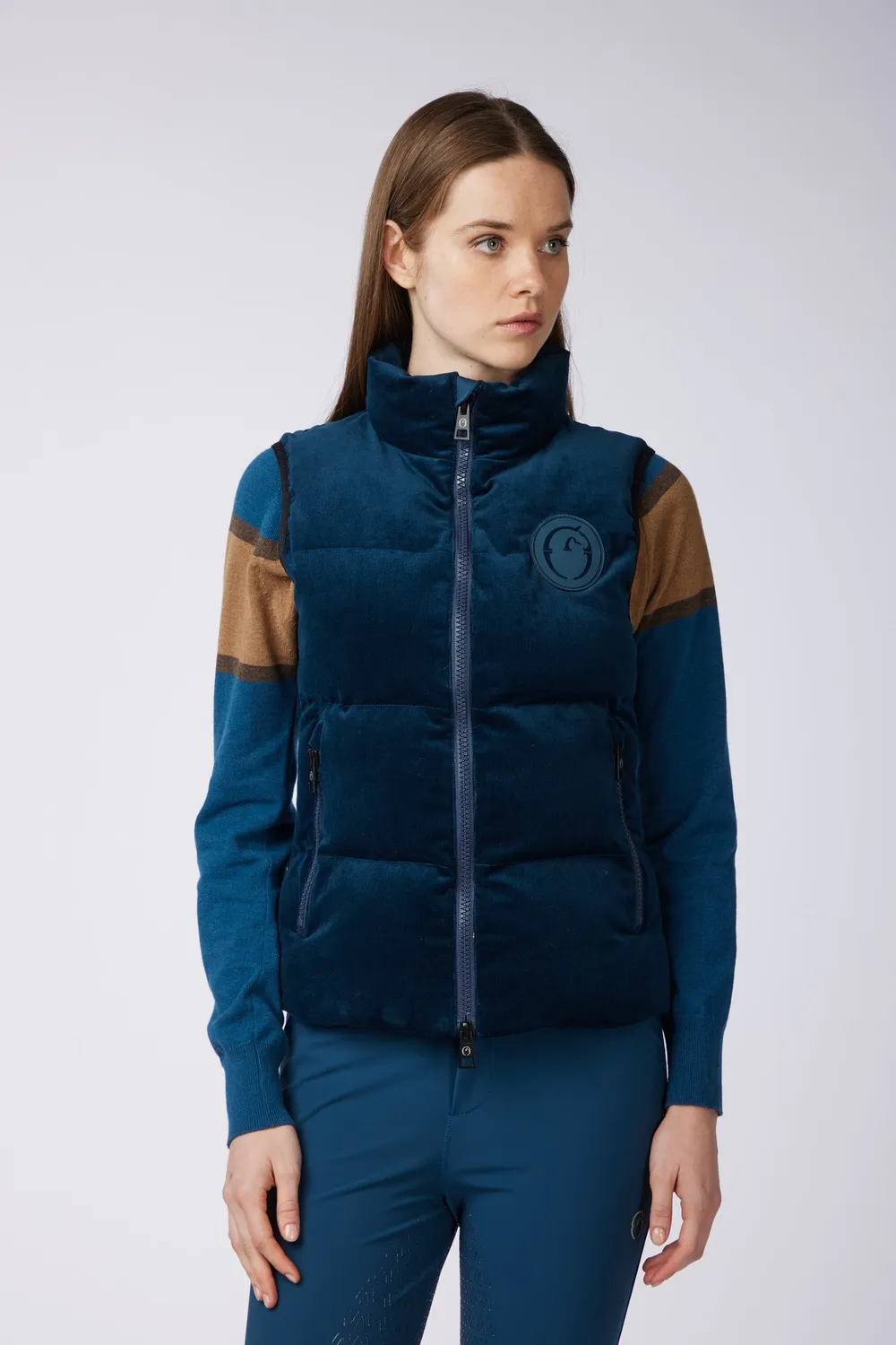 Vestrum Melk dames bodywarmer ribfluweel