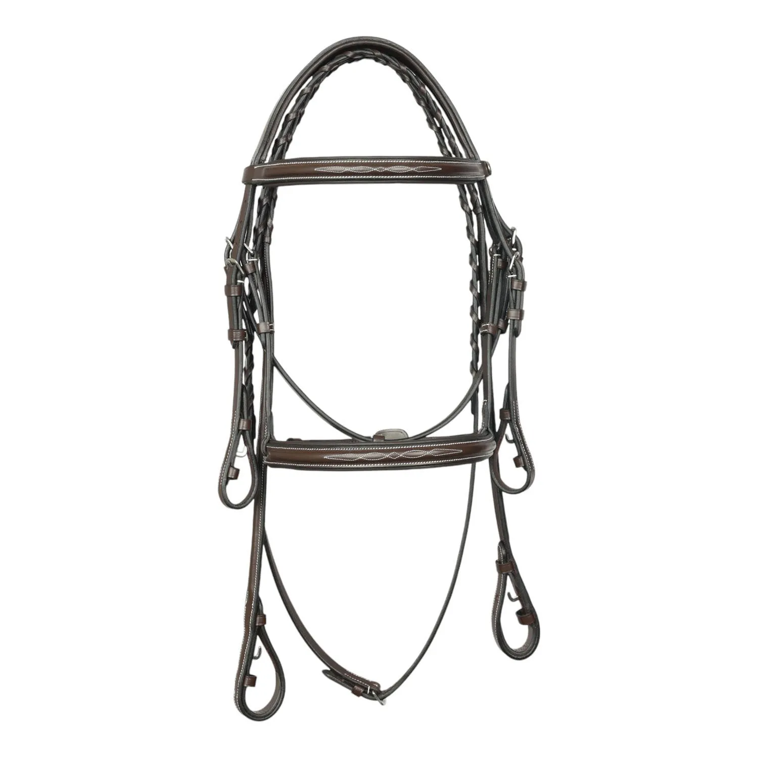 Henri de Rivel Pro hoofdstel Havana Cob comfort-neksstuk