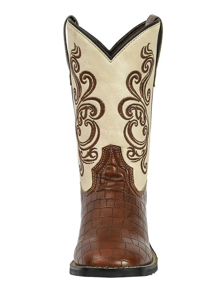TuffRider Shenandoah westernlaars kind bruin rond