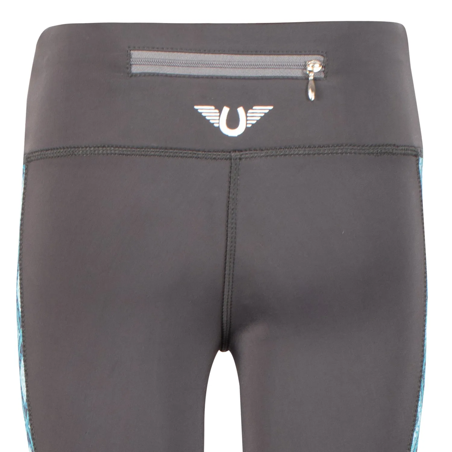 TuffRider Artemis EquiCool rijtights kinderen Charcoal Print