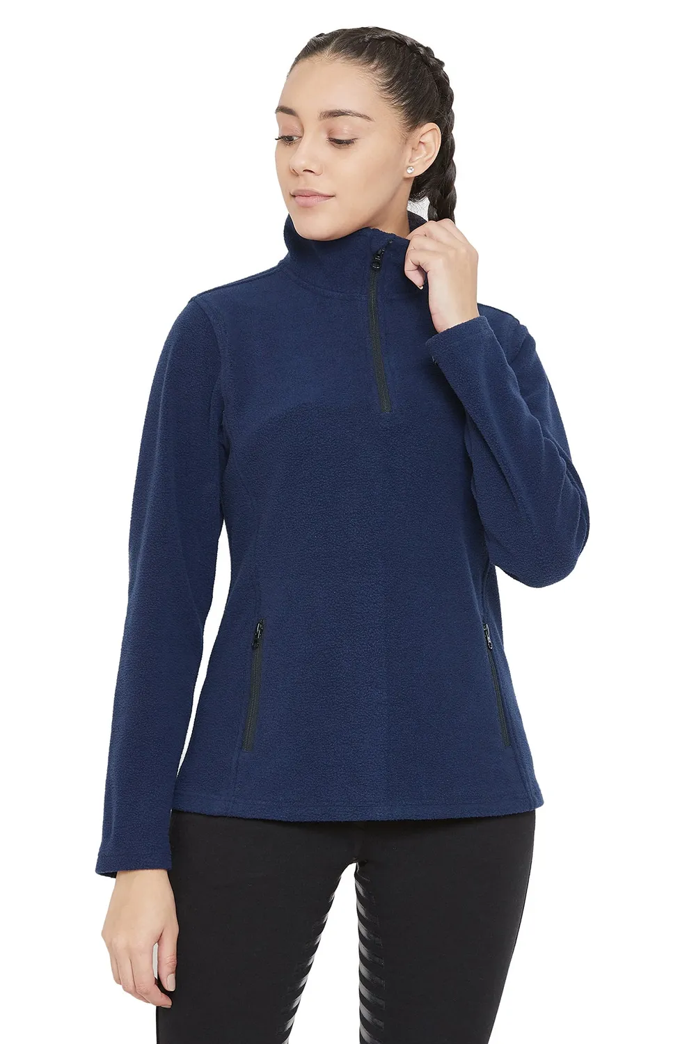 Equine Couture Ladies Pull Over trui saffron warme staltrui