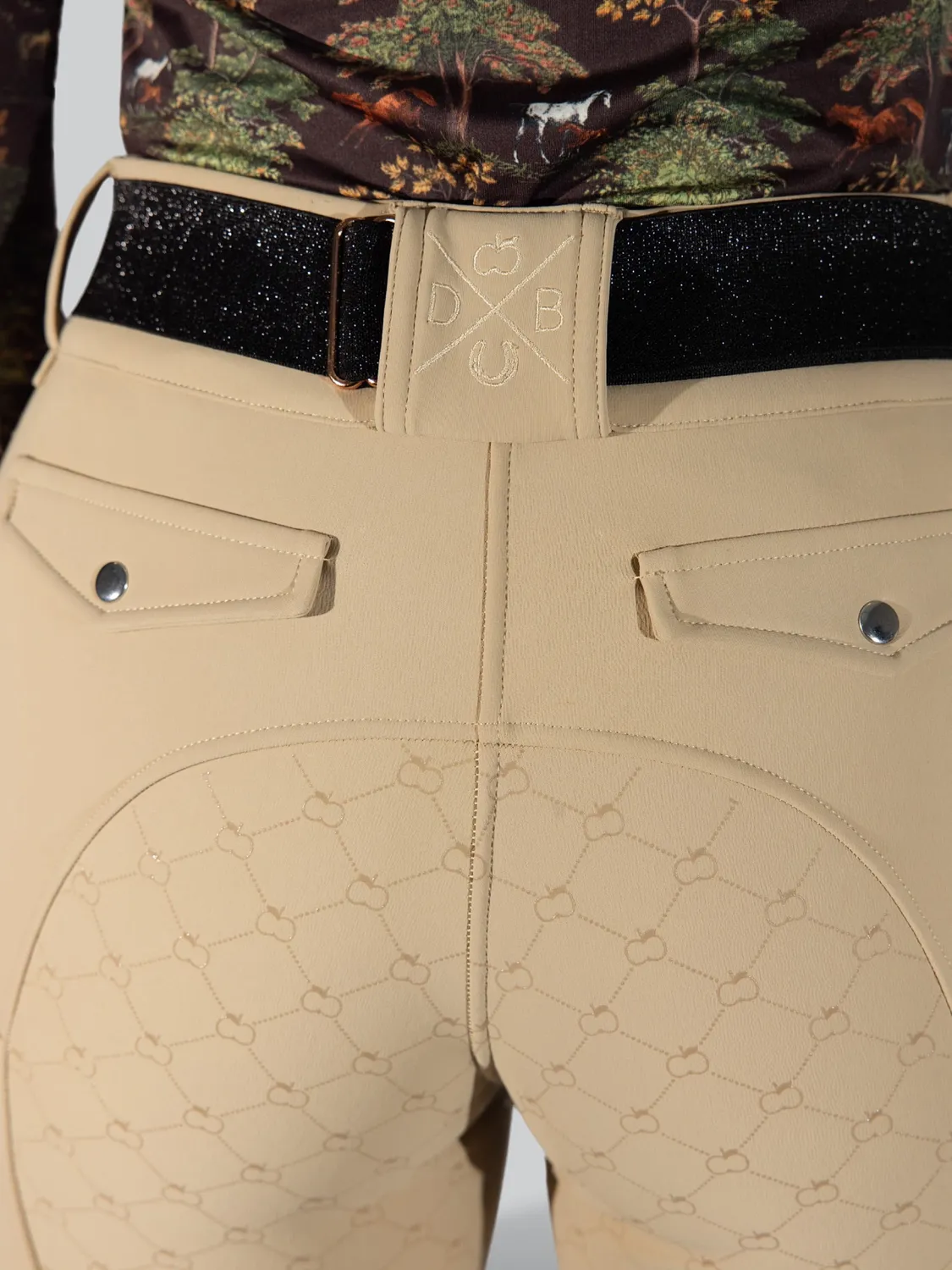Dapplebay Winter Sport rijbroek full seat tan fleece