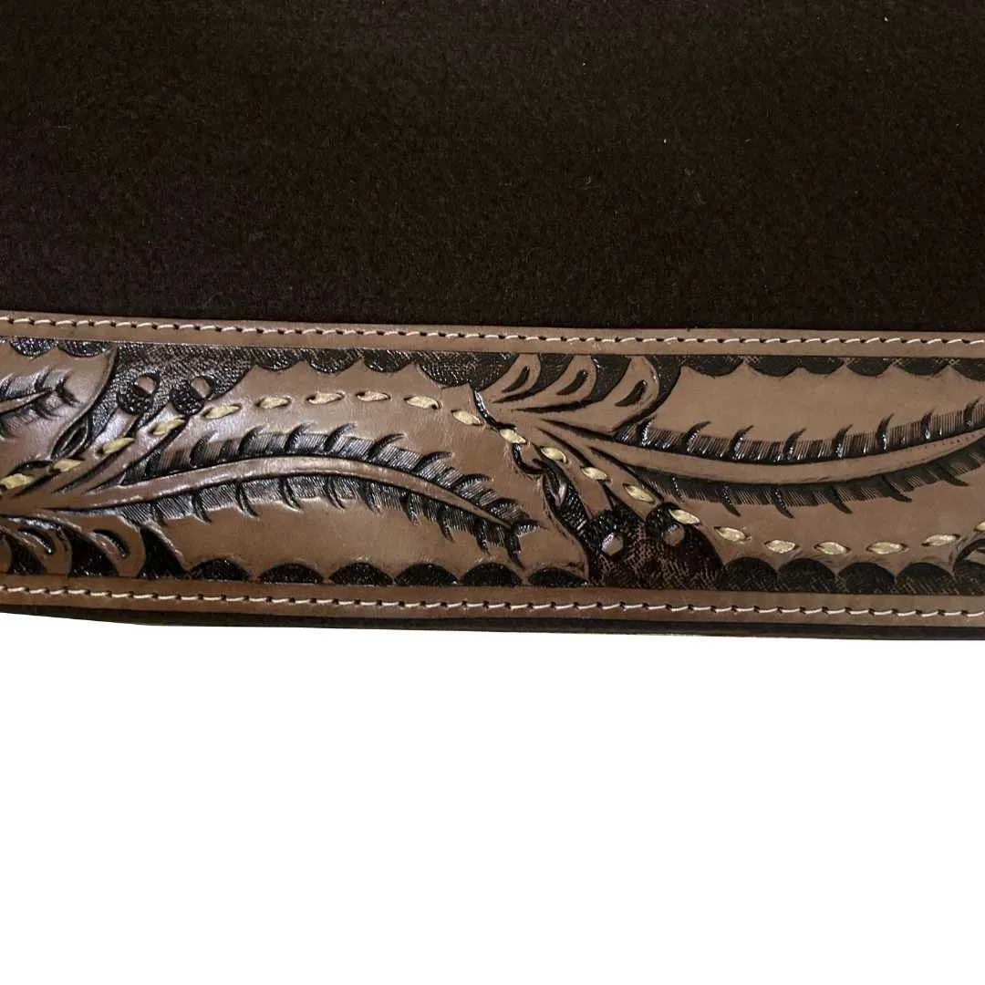 TuffRider Legacy Vine vilt westernpad bruin 32x32 1 inch