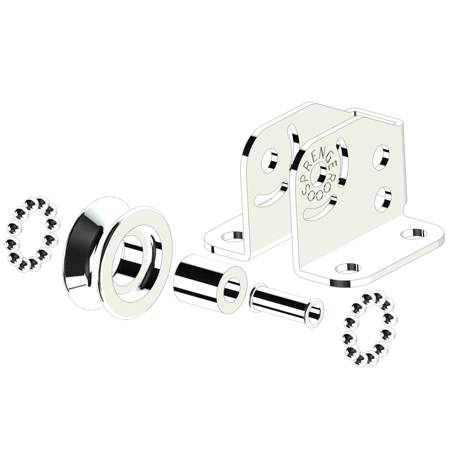 Herm Sprenger Micro XS staand blok 4 mm kogellager