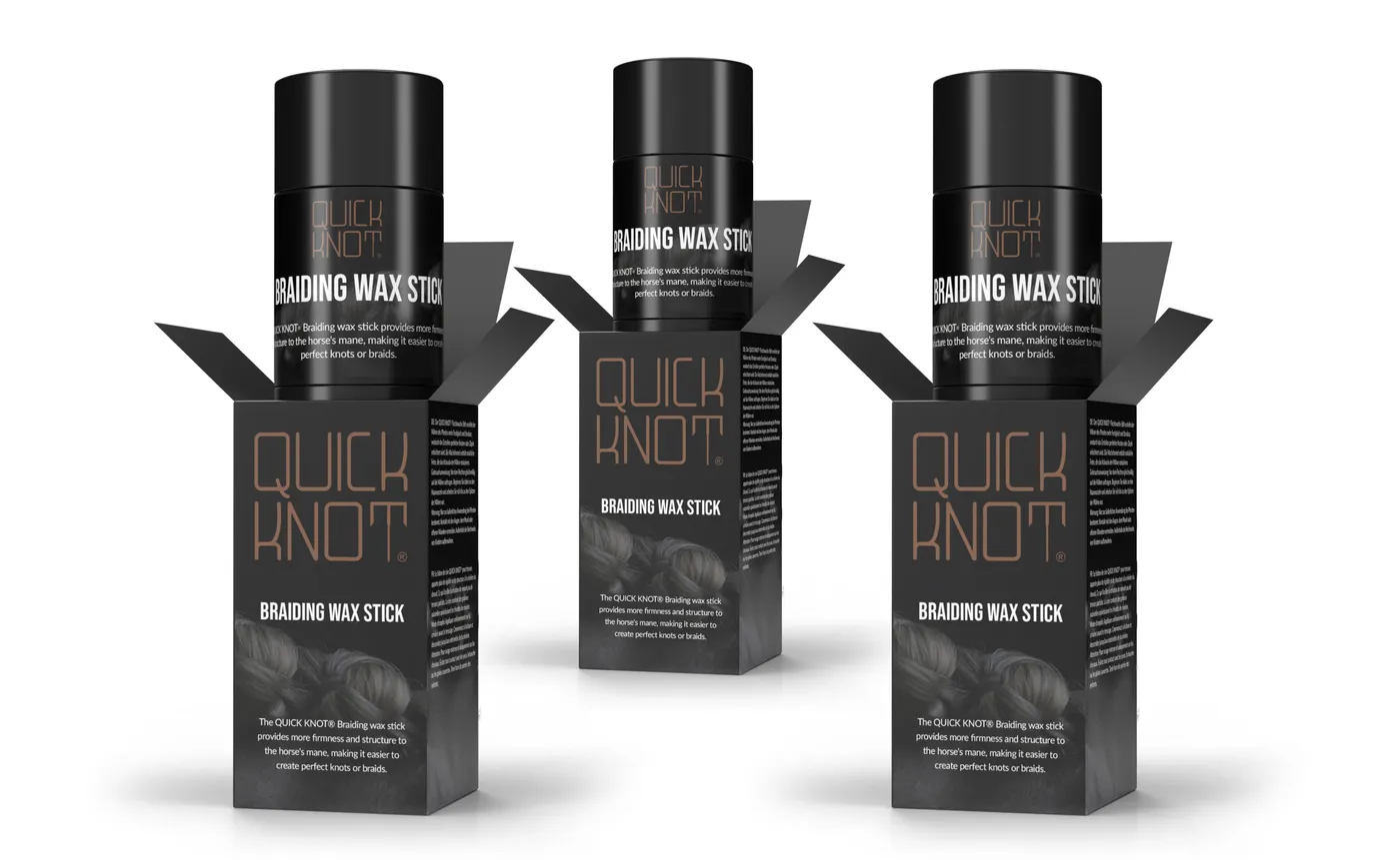 Quick Knot Vlechtwax 3-pack wax sticks manen vlechten