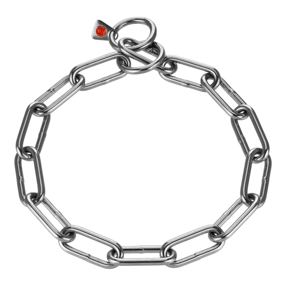 HS Sprenger hondenketting langschalig rvs 60 cm 5,0 mm