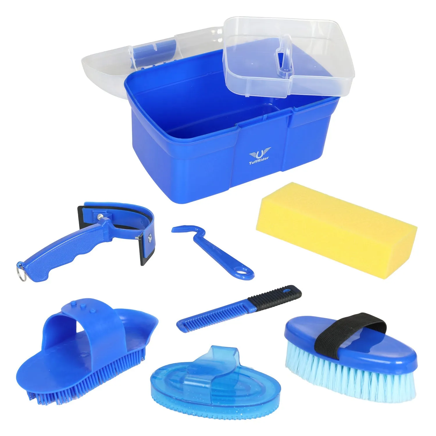 TuffRider Poetskoffer Junior 7-delig Blauw