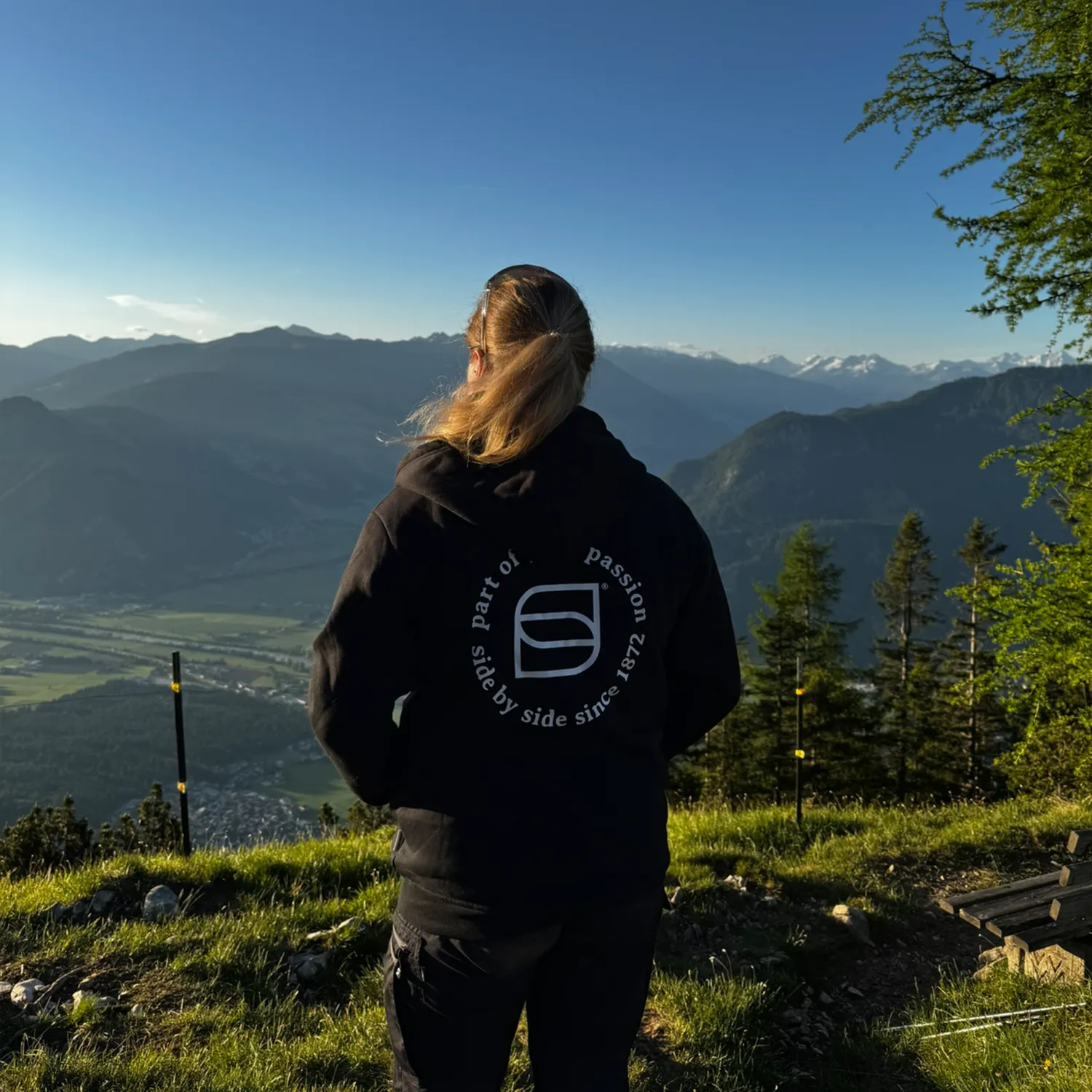 Herm Sprenger Signature hoodie met rits unisex M katoen zwart