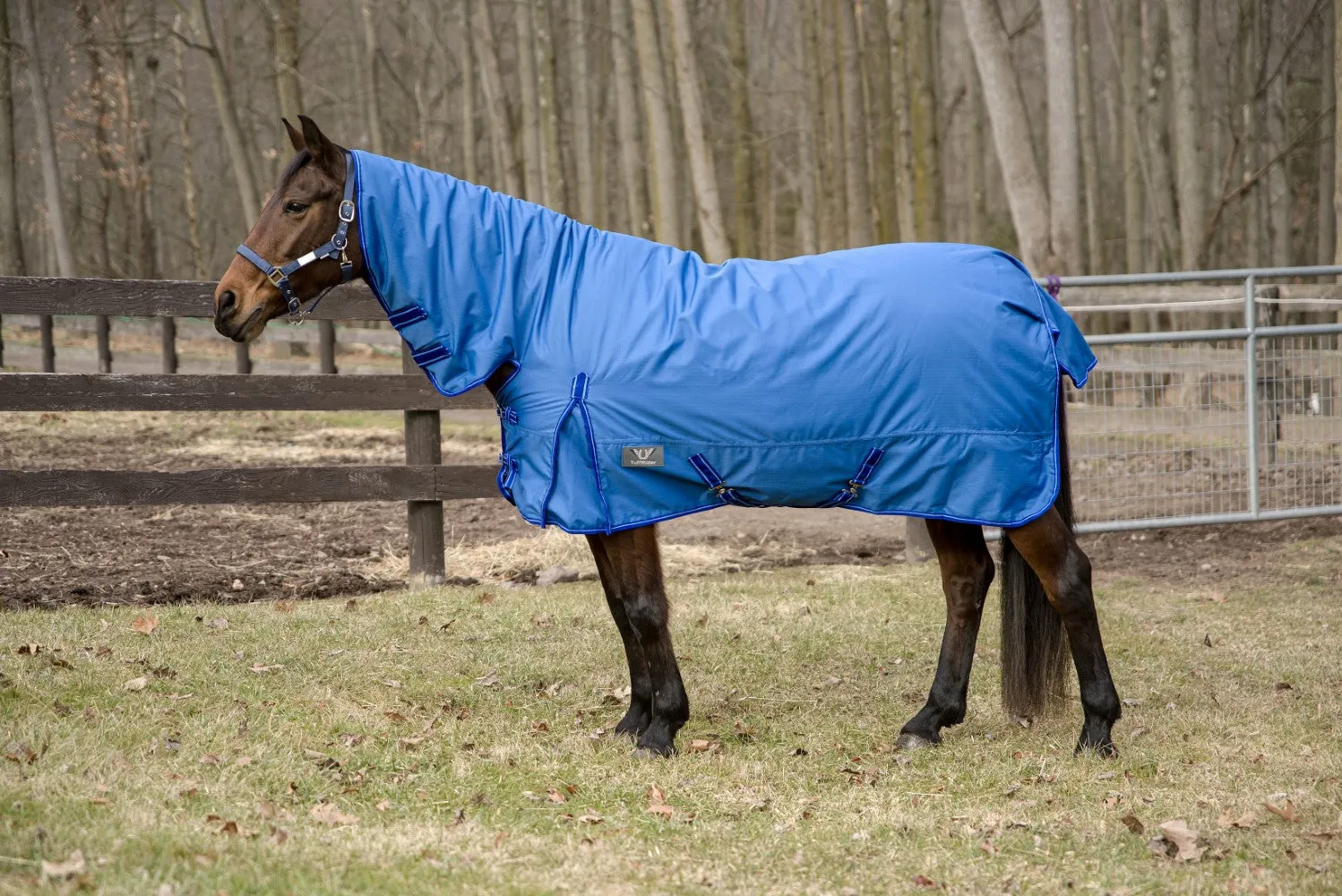TuffRider Comfy Winter 600D winterdeken combihals zwart 200g