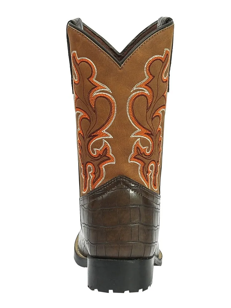 TuffRider Grand Teton westernlaars kind bruin vierkant