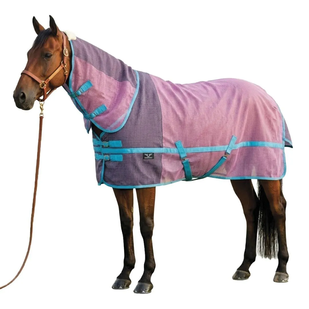 TuffRider Ripshield vliegendeken combo neck grijs