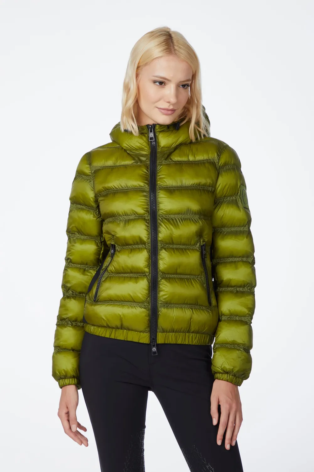 Vestrum Pusan jas dames lichtblauw waterproof gewatteerd