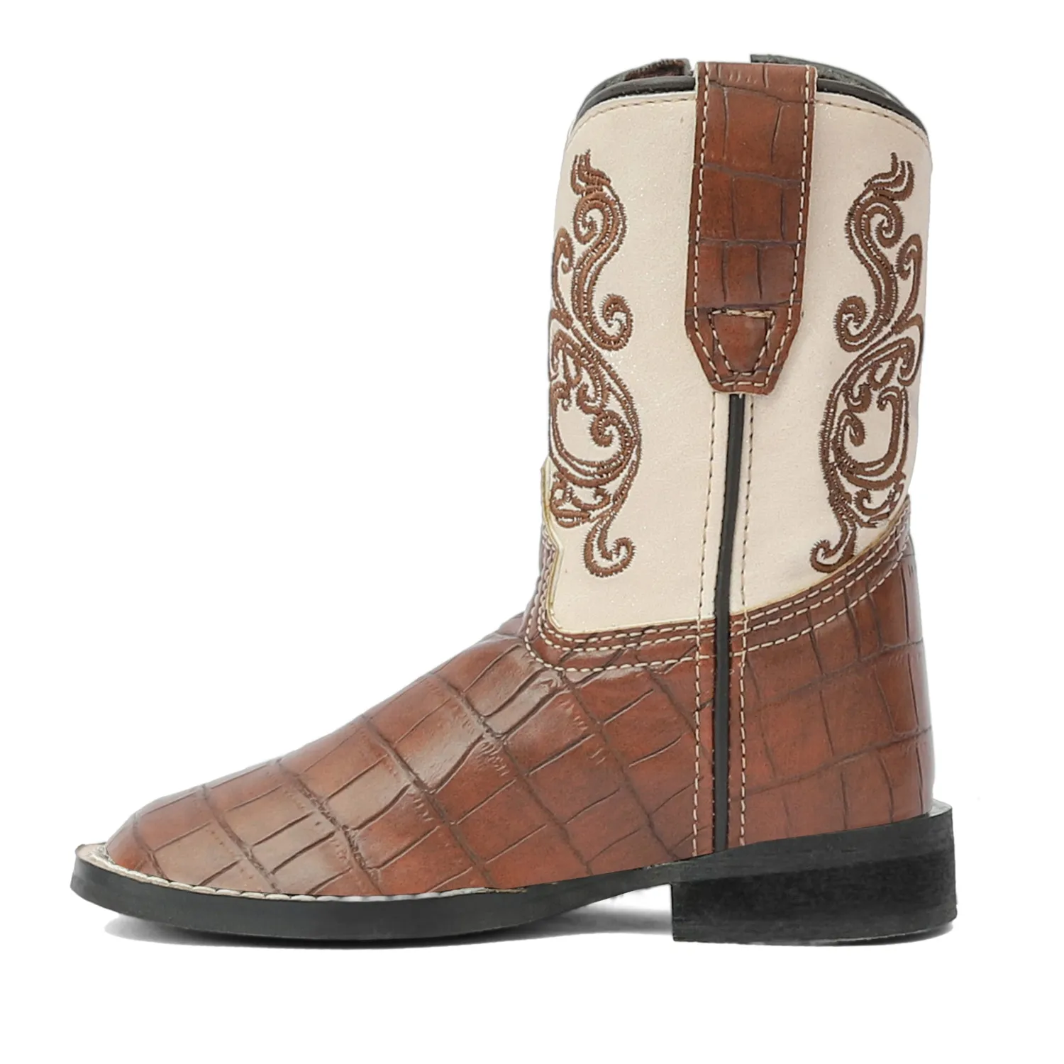 TuffRider Shenandoah peuter westernlaarzen bruin kunstl