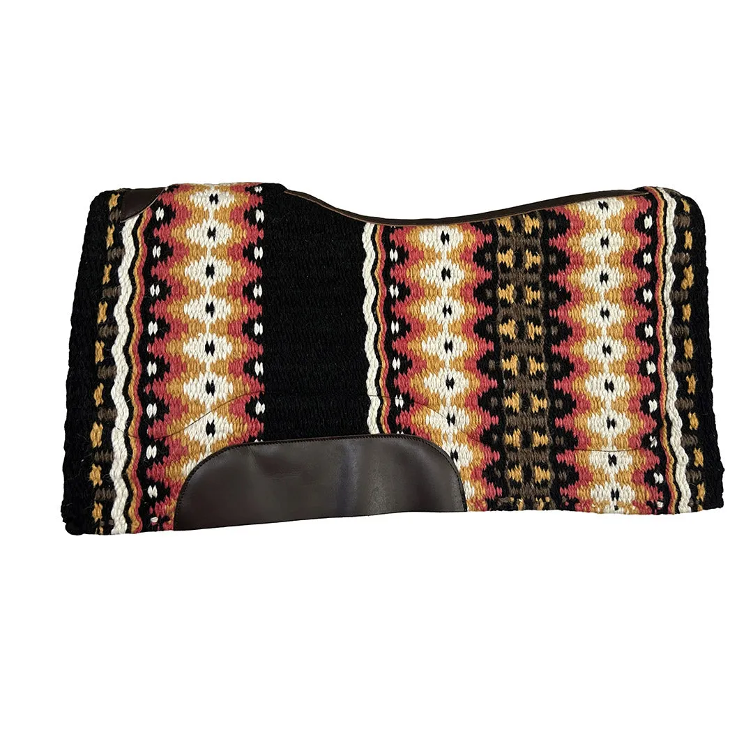TuffRider Verity western zadelpad wol burnt coral 34x36