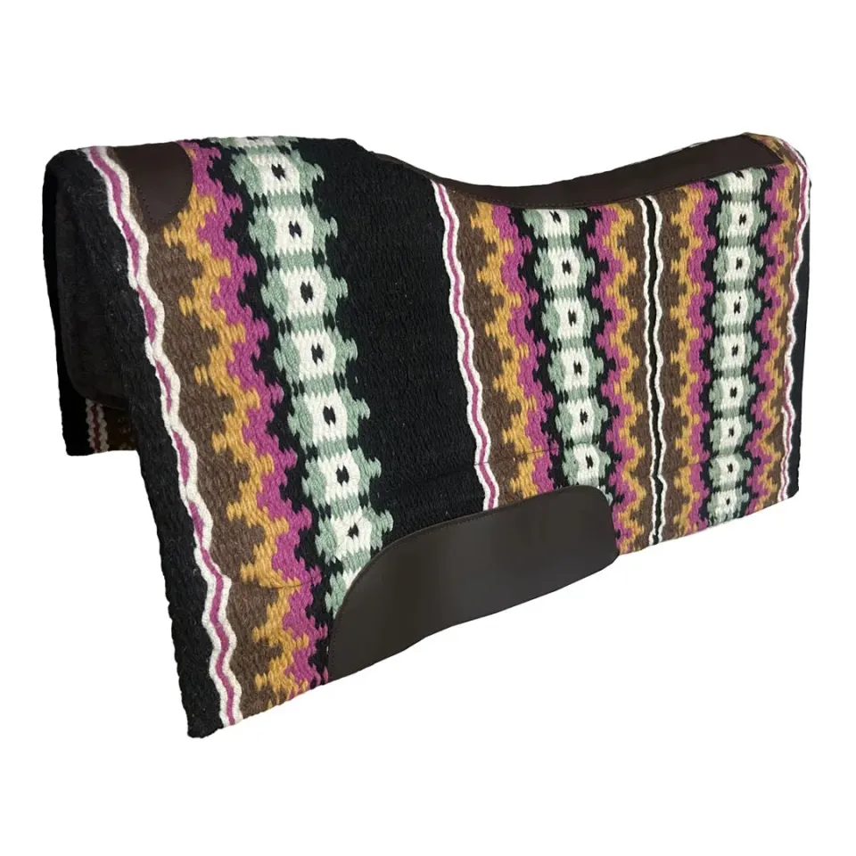 TuffRider Tread western zadelpad 34x36 geweven wolmix show