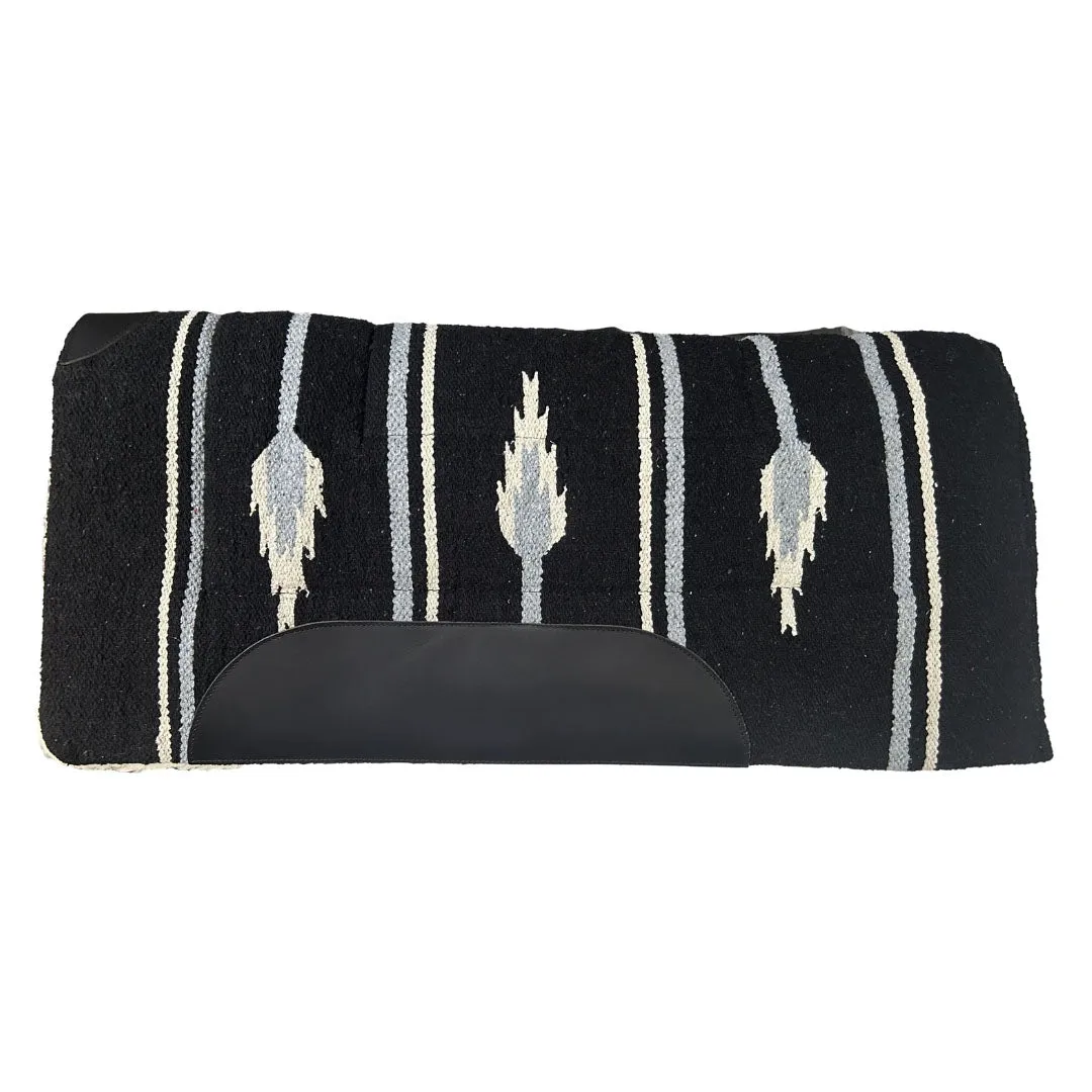 TuffRider Feather zadelpad western acryl streep 32x32
