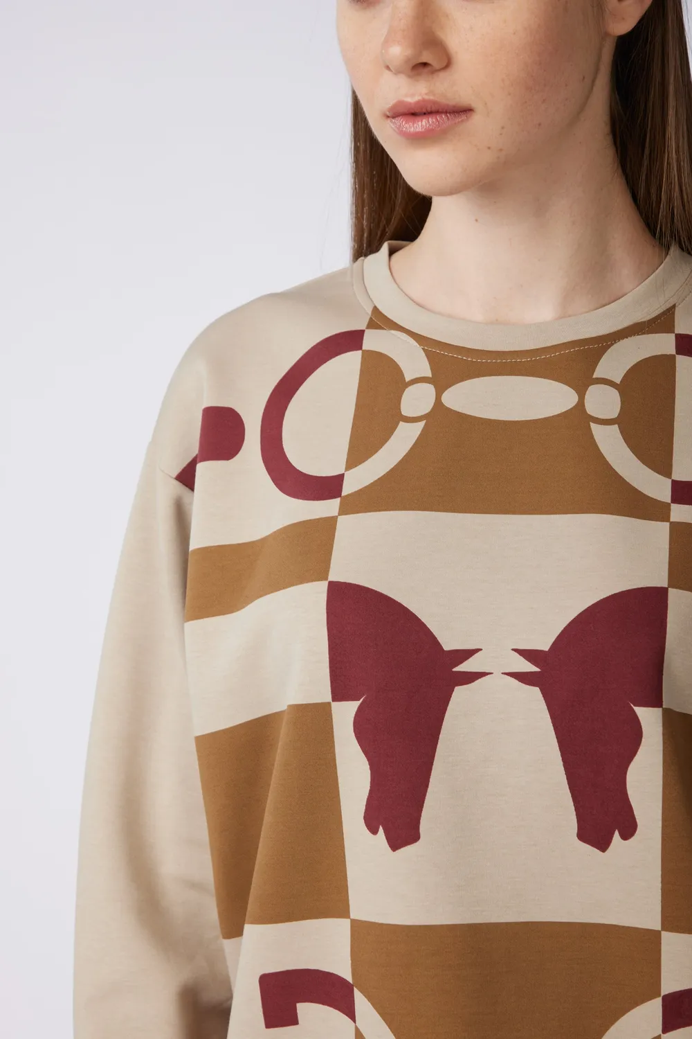 Vestrum Valberg sweatshirt dames katoen oversized