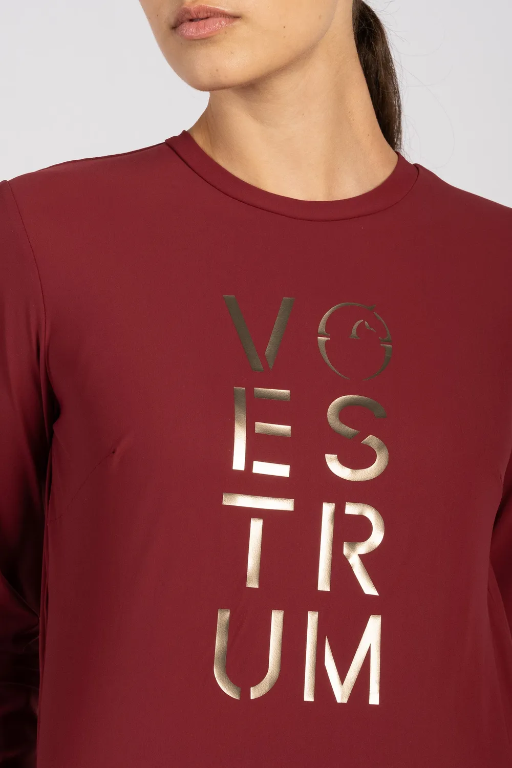 Vestrum Namur trainingsshirt dames brick red ademend