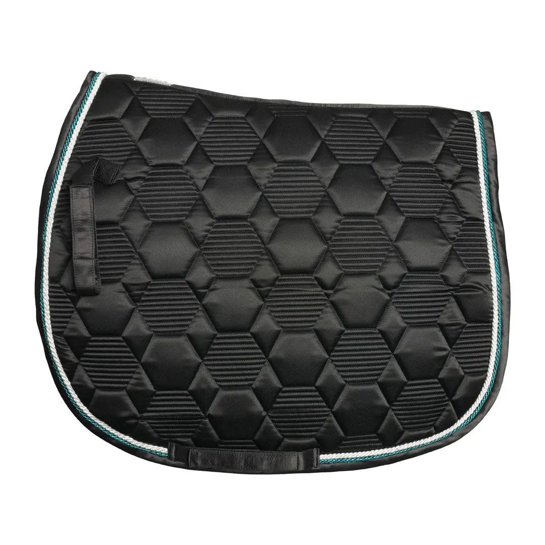 Lettia Honeycomb zadeldek navy STD satijn coolmax