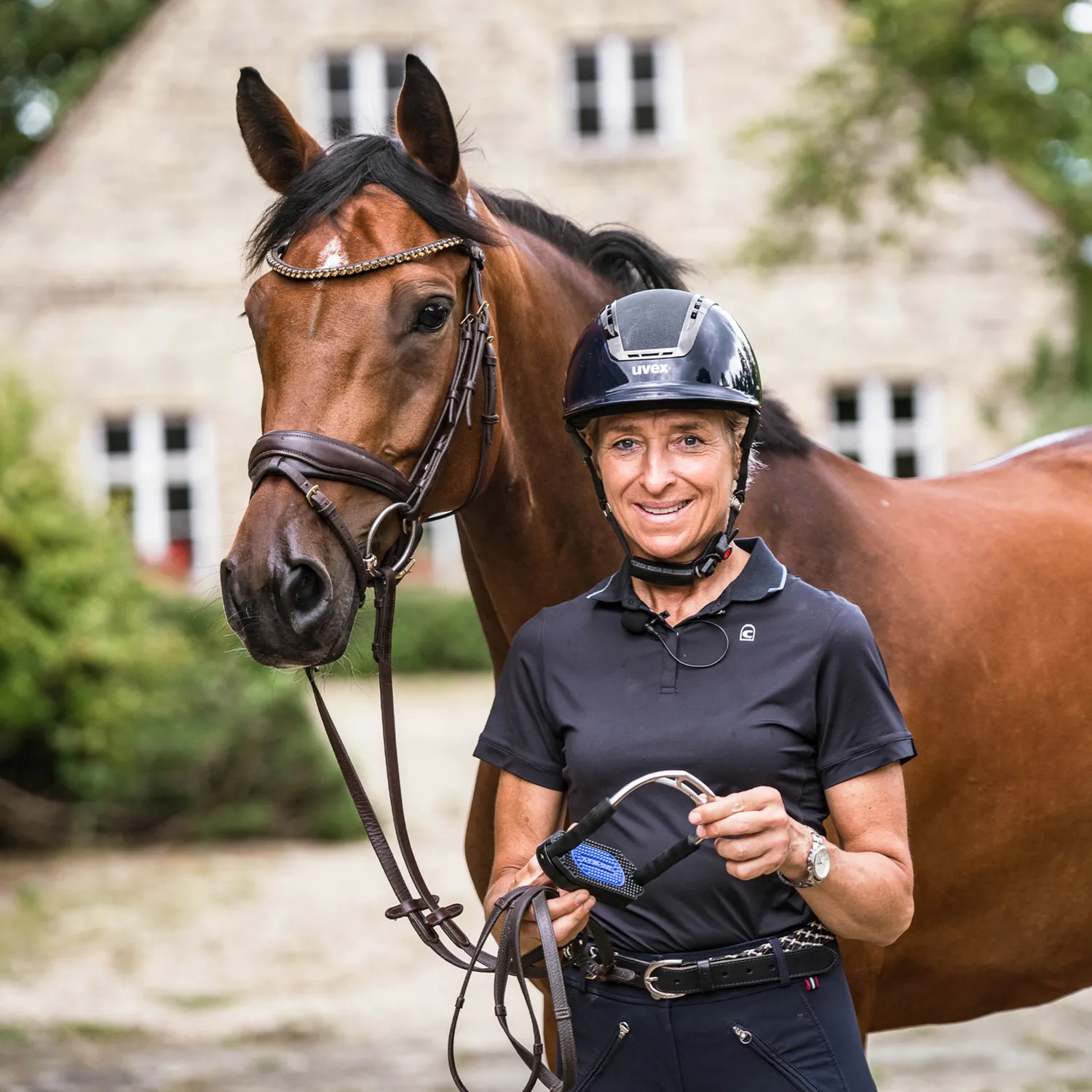 HS Sprenger Bow Balance stijgbeugels Ingrid Klimke
