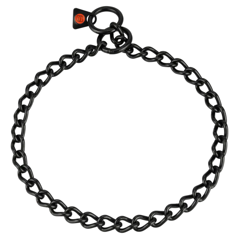 HS Sprenger Halskette 51112-57 hondenketting 3,0 mm zwart