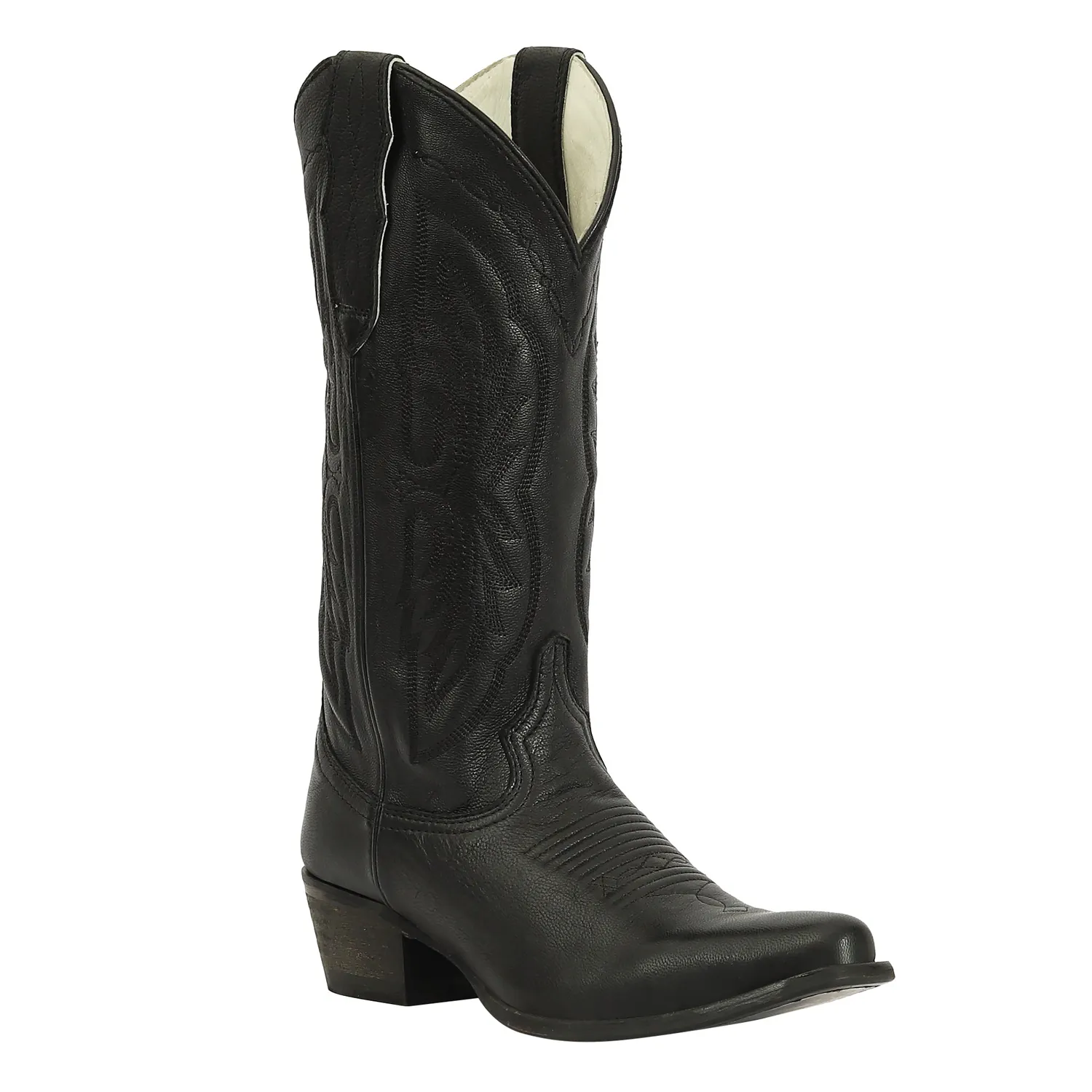 TuffRider Cowtown Mid Height Western Laarzen Zwart Leer