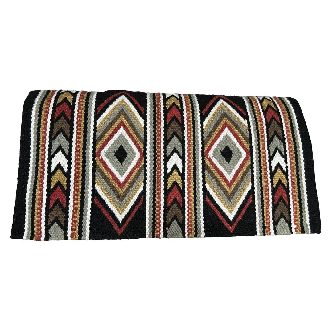 TuffRider Geo western zadeldeken 34x38 Frontier wolmix