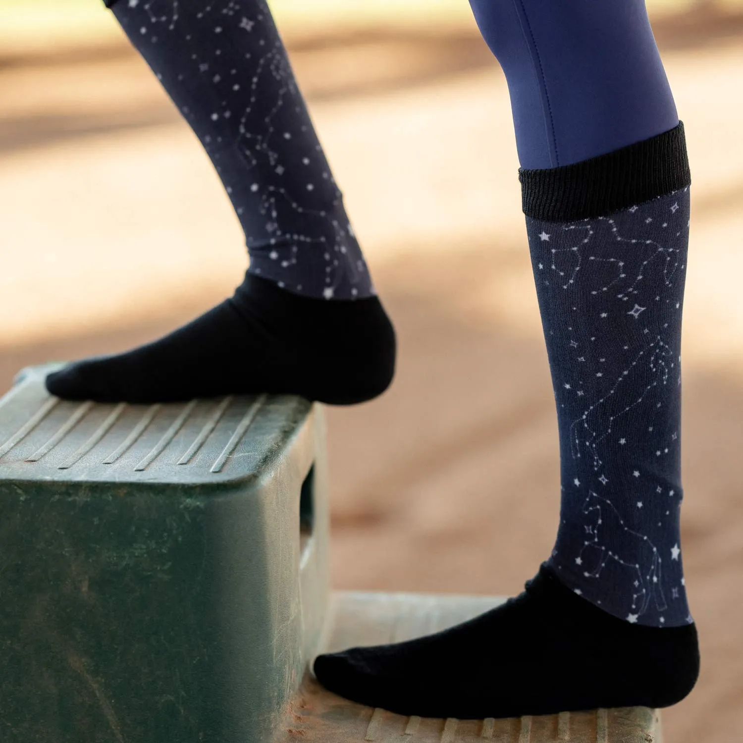 Dapplebay Slick Constellation laarzensokken navy one size