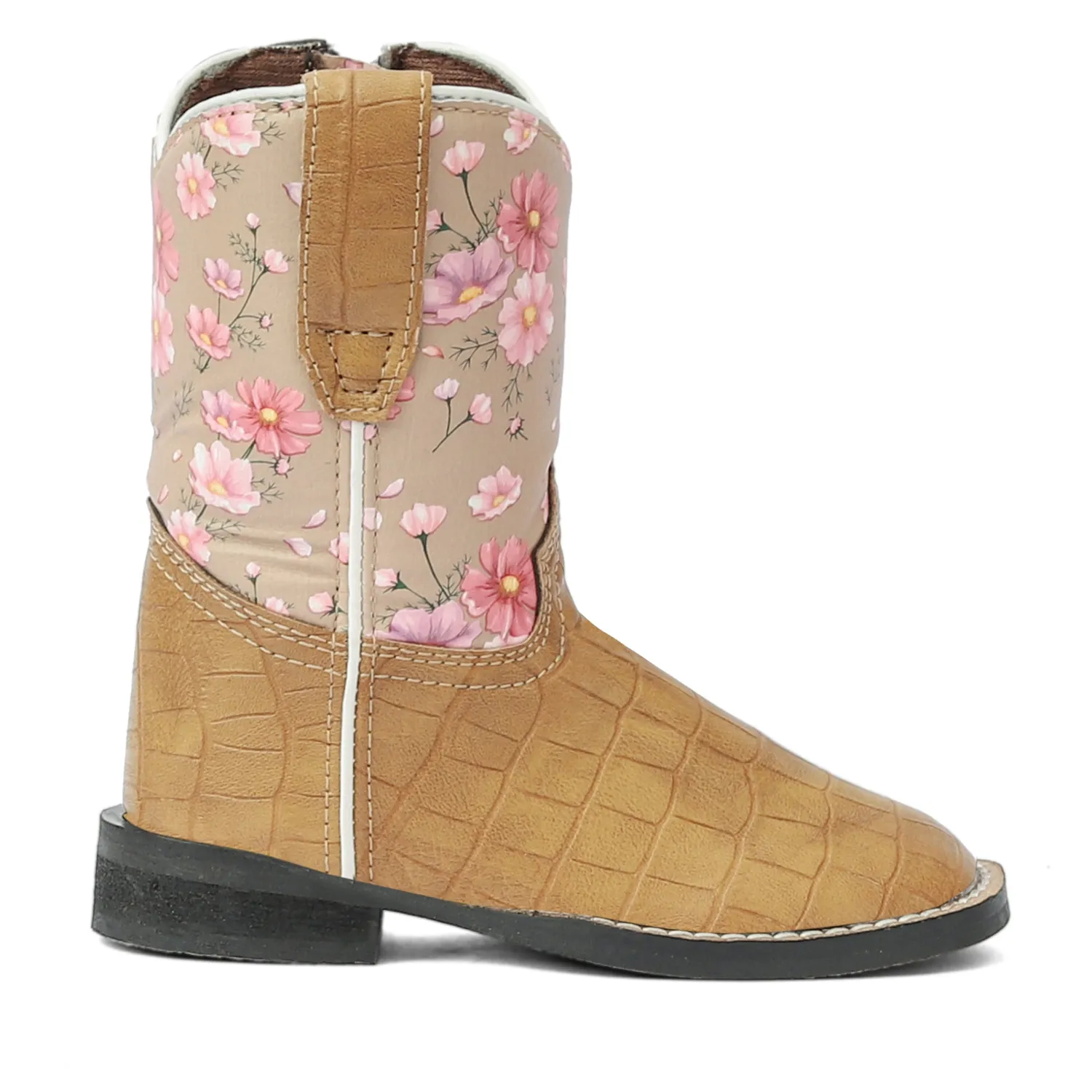 TuffRider Dunes peuter westernlaarzen tan bloemen