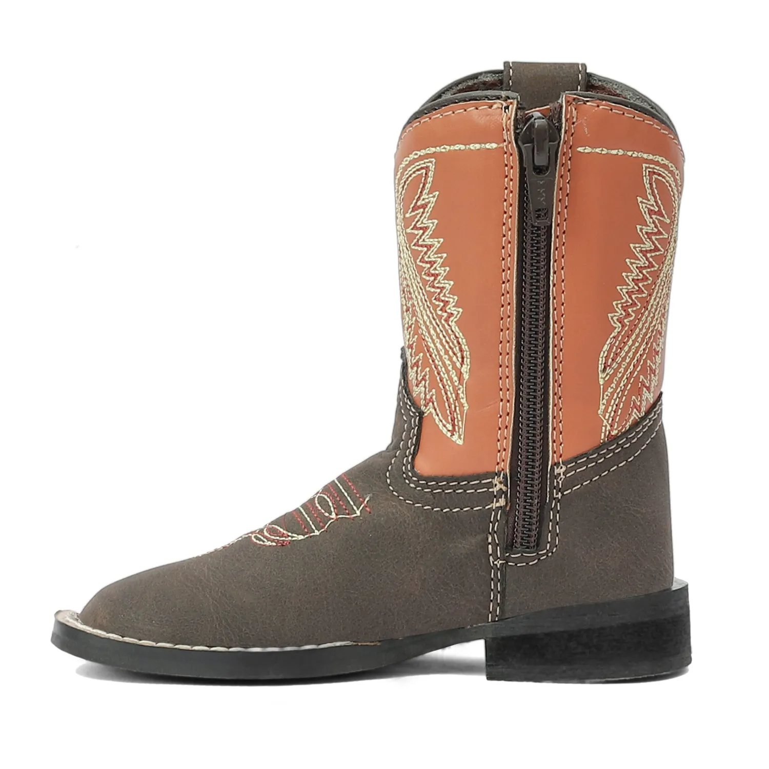 TuffRider Big Bend western laarzen mokka ronde neus