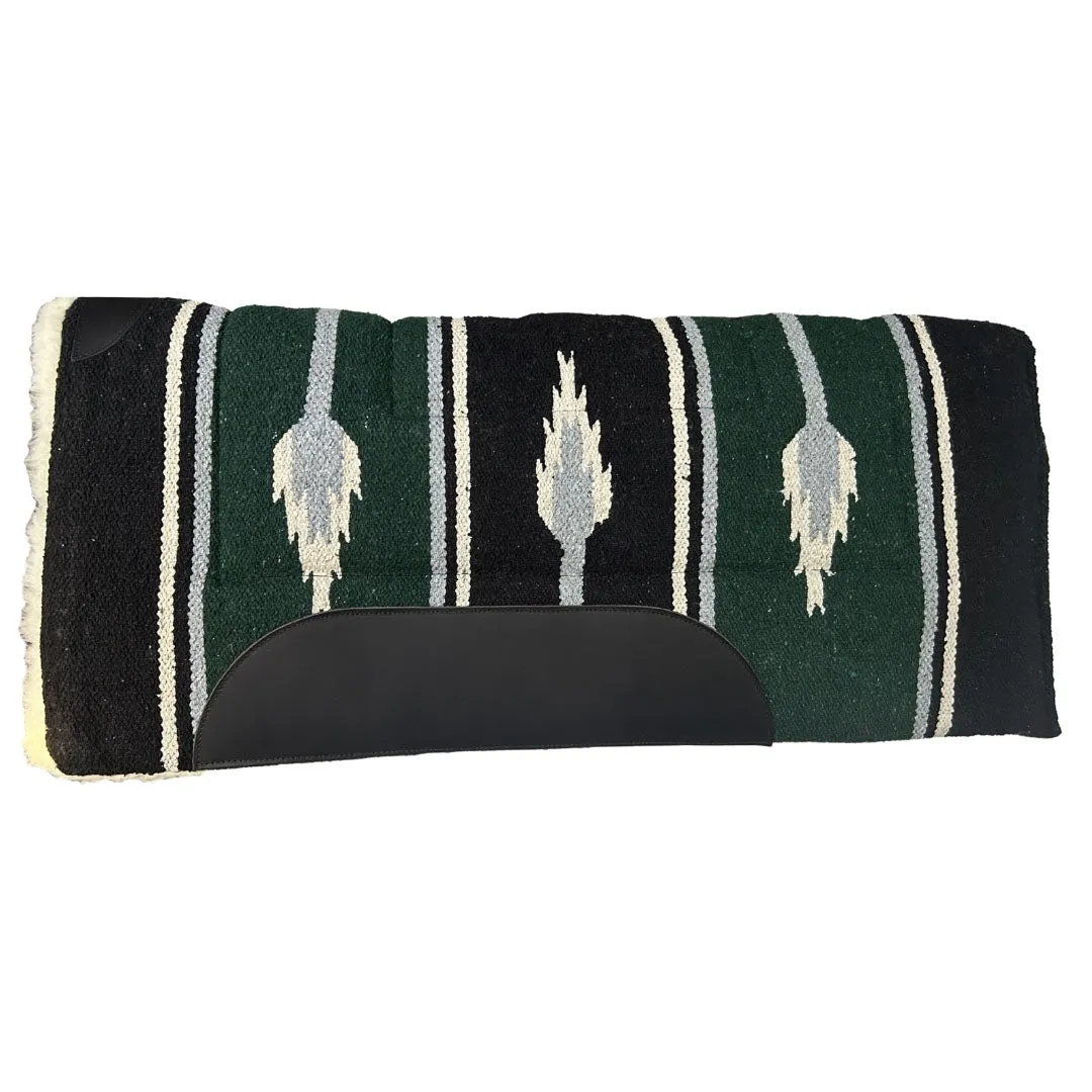 TuffRider Feather zadelpad western acryl streep 32x32