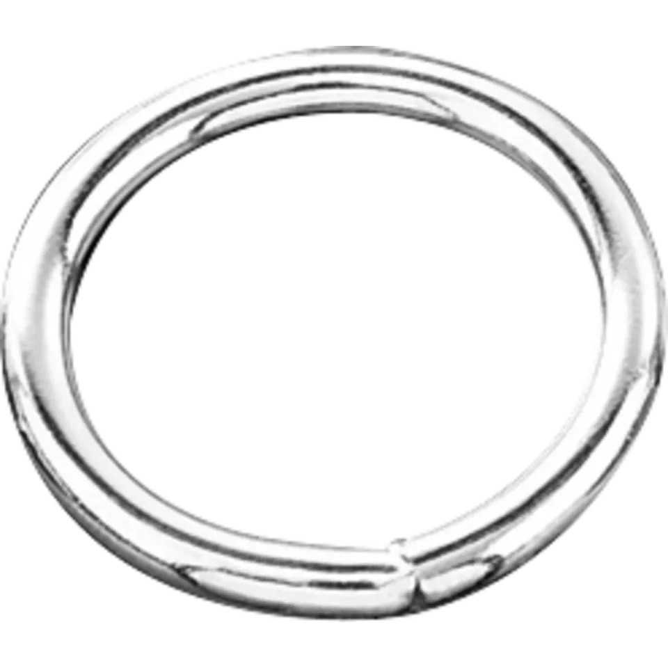 HS Sprenger Ring Gelast Vernikkeld Staal