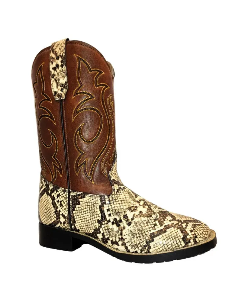 TuffRider Mesa kinder western laars bruin square toe