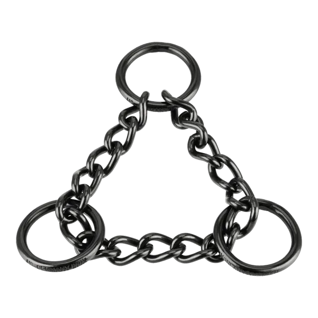 HS Sprenger Doorzugketting slipketting zwart rvs 3 maten