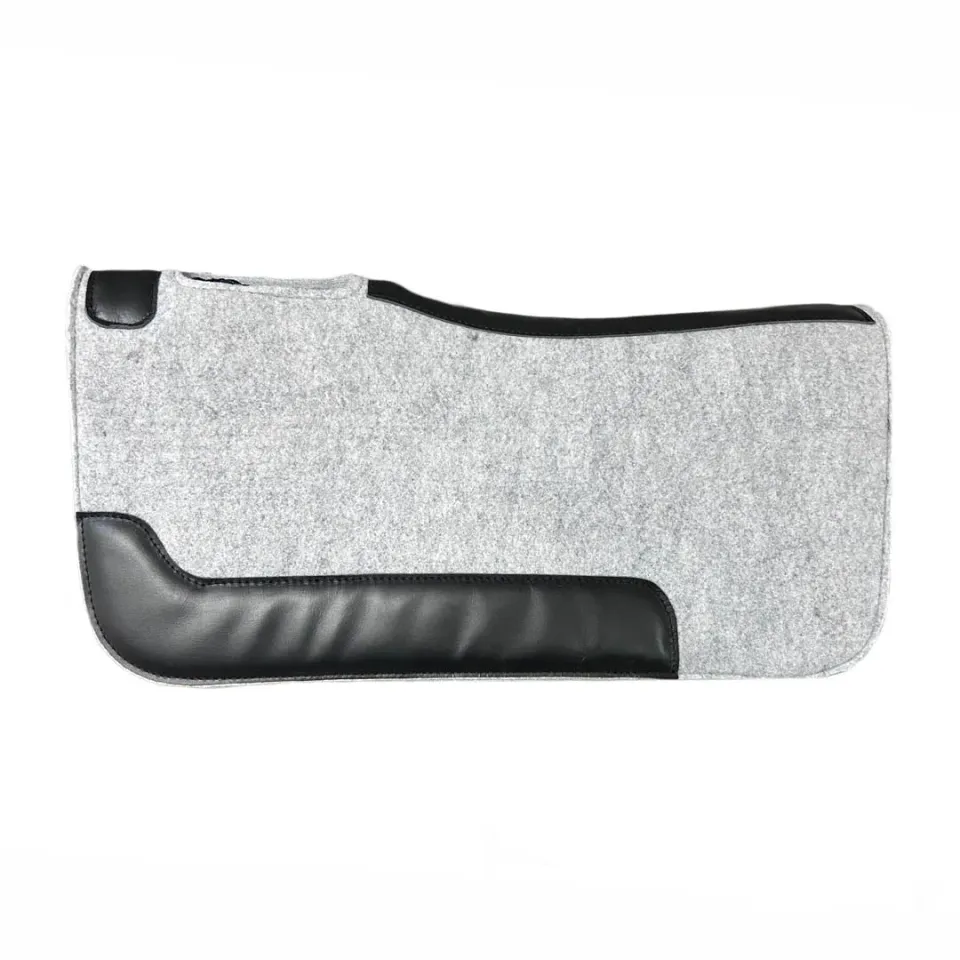 TuffRider Polyester vilten pony westernpad 24x24 Grijs