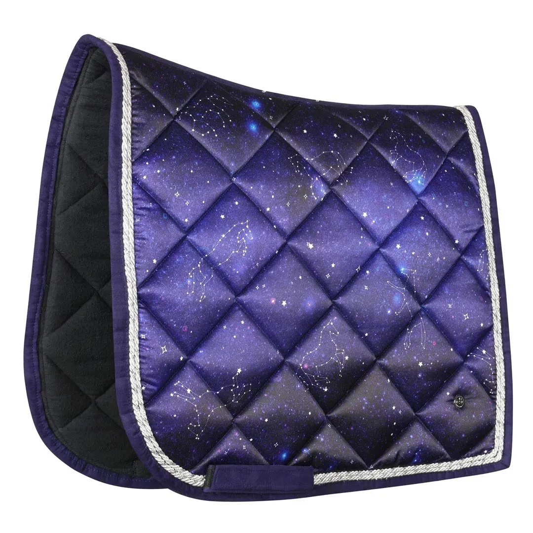 Dapplebay Constellation dressuurdekje Navy Full satijn