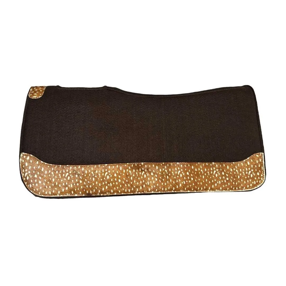 TuffRider Summit western zadelpad vilt 32x32 Bruin